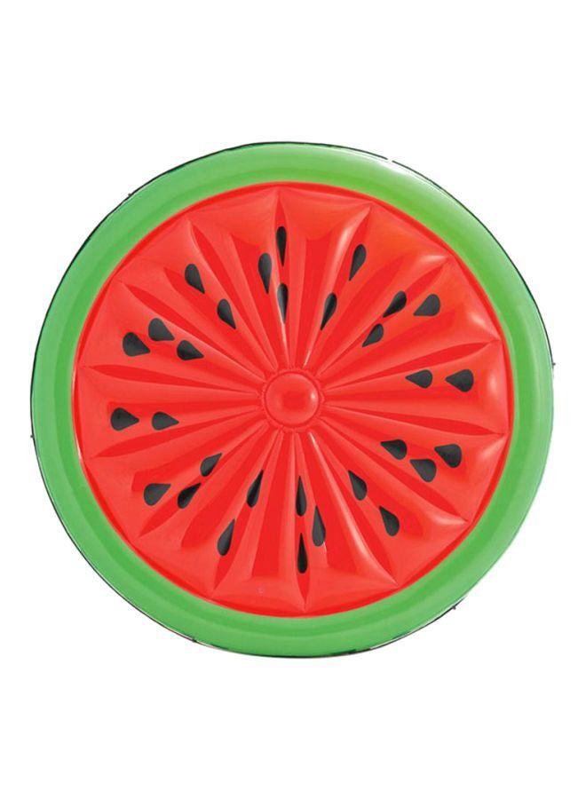Inflatable Lightweight Foldable Design Watermelon Island Pool Float With Vibrant Color 72x9inch