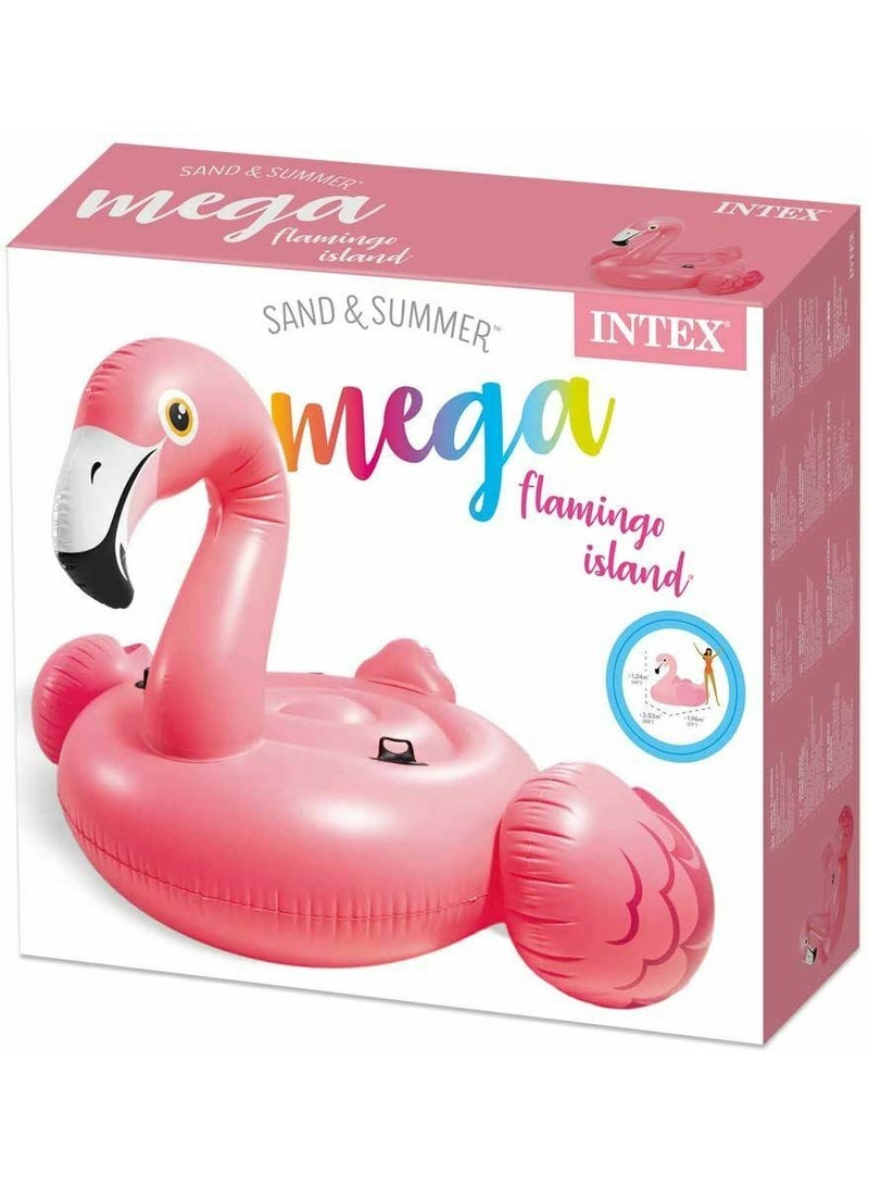 Mega Flamingo Inflatable Pool Float 57288 2.87x1.93x1.65meter