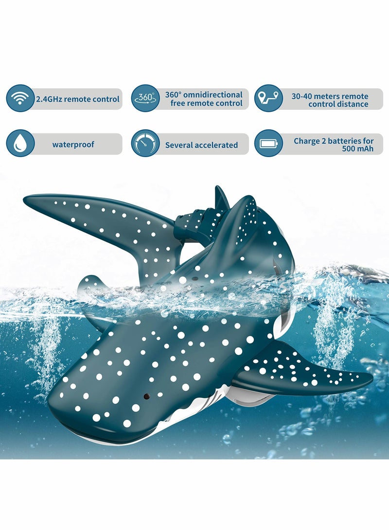 Remote Control Shark Toy 2.4GHz High Simulation Shark Toys