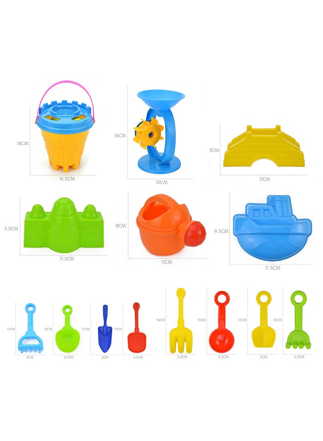 25-Pieces Kids Beach Sand Toys Set