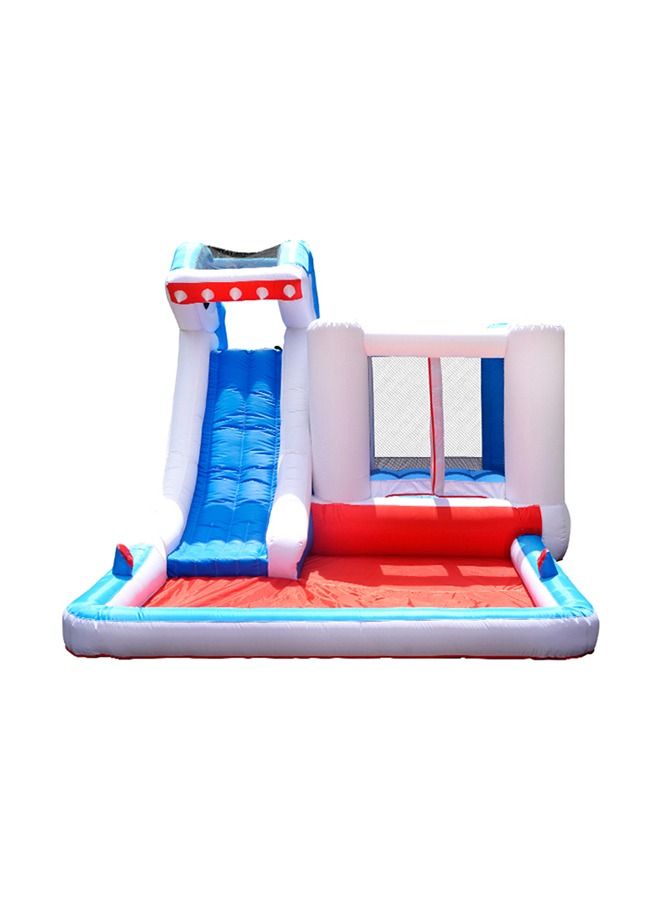 Lovely Shark Air Bounce House Combo Water Slide With Pool Inflatable Trampoline For Backyard