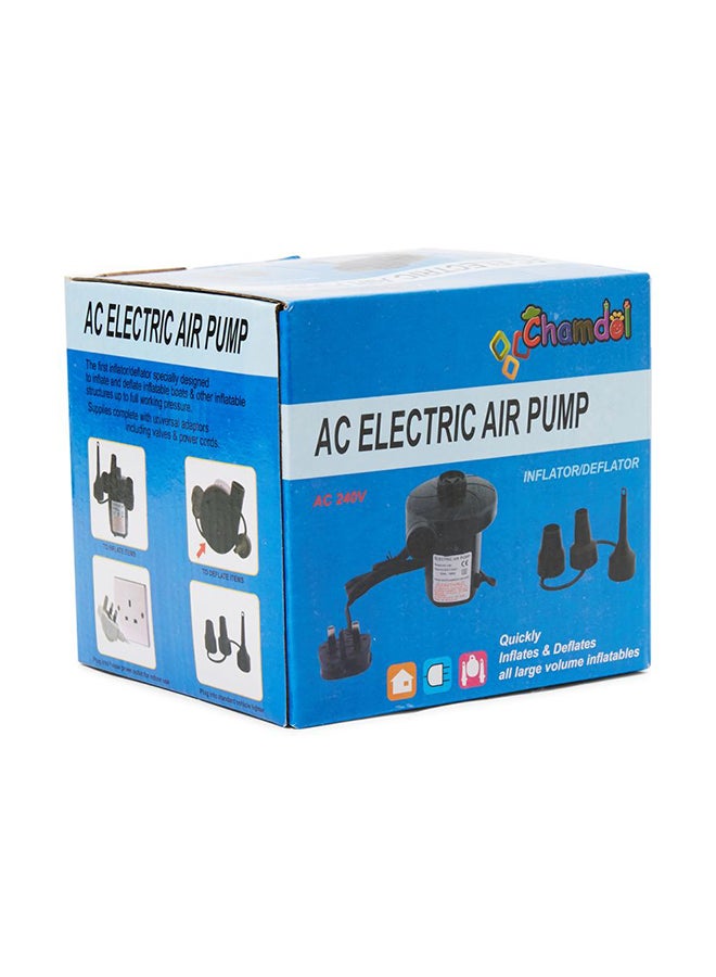Durable AC Electric Multipurpose Portable Air Pump With 3 X Universal Adaptor