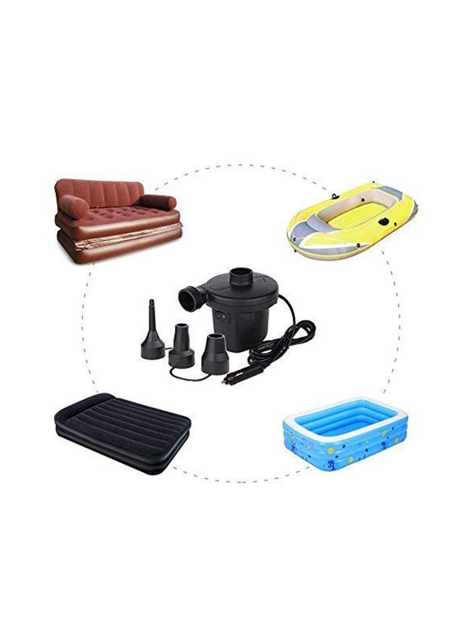 Durable AC Electric Multipurpose Portable Air Pump With 3 X Universal Adaptor