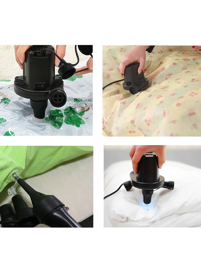 Durable AC Electric Multipurpose Portable Air Pump With 3 X Universal Adaptor
