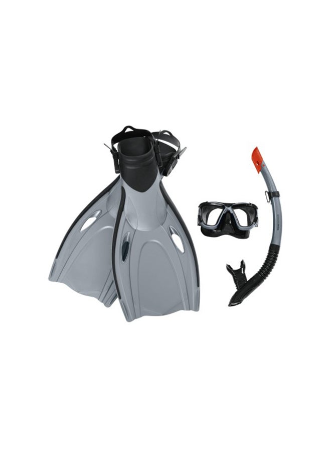 Hydro-Pro Blacksea Adult 14+ Snorkel Set S/M