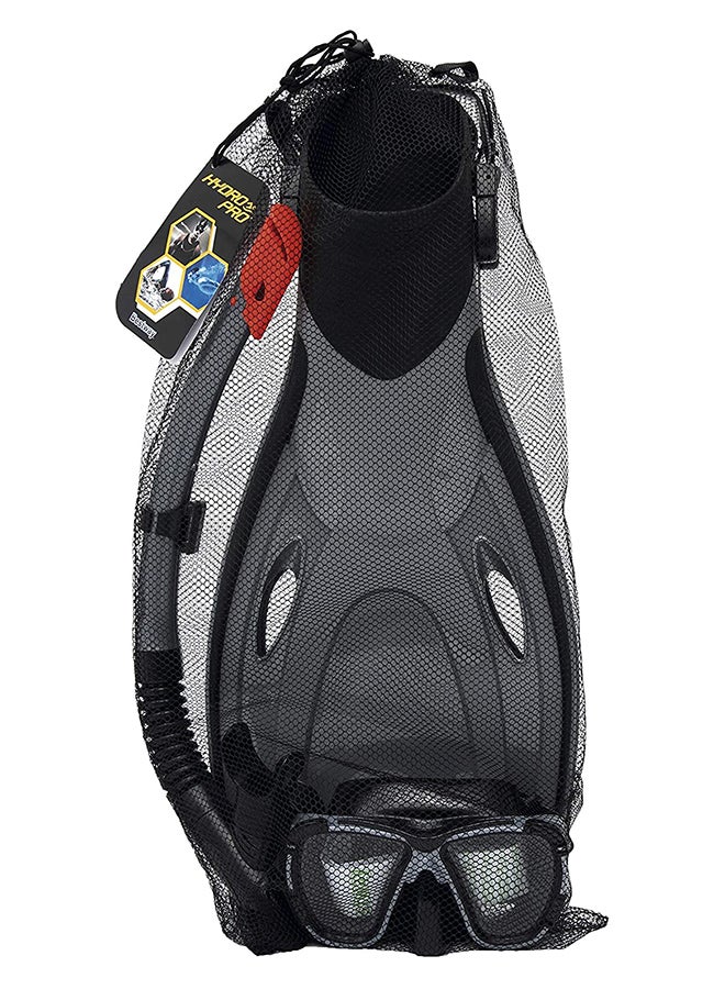 Hydro-Pro Blacksea Adult 14+ Snorkel Set S/M