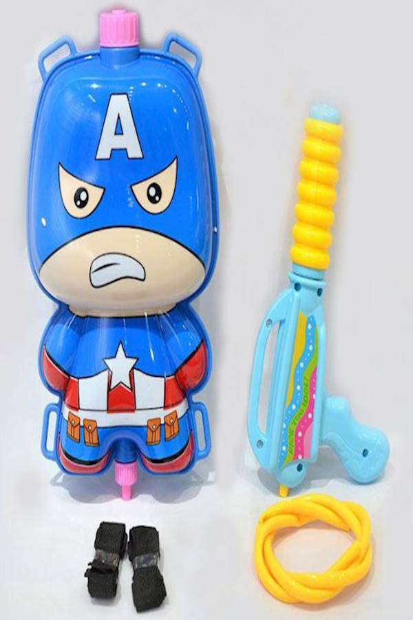 Cartoon Water Gun Toy With Children's Knapsack