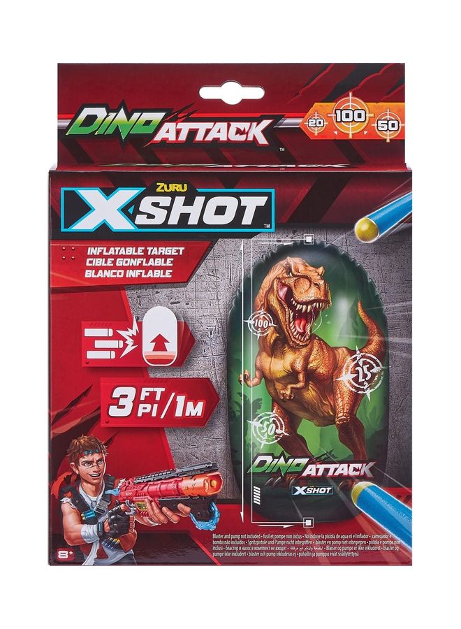 X-Shot - Dino Attack-Inflatable Dino Target 1meter