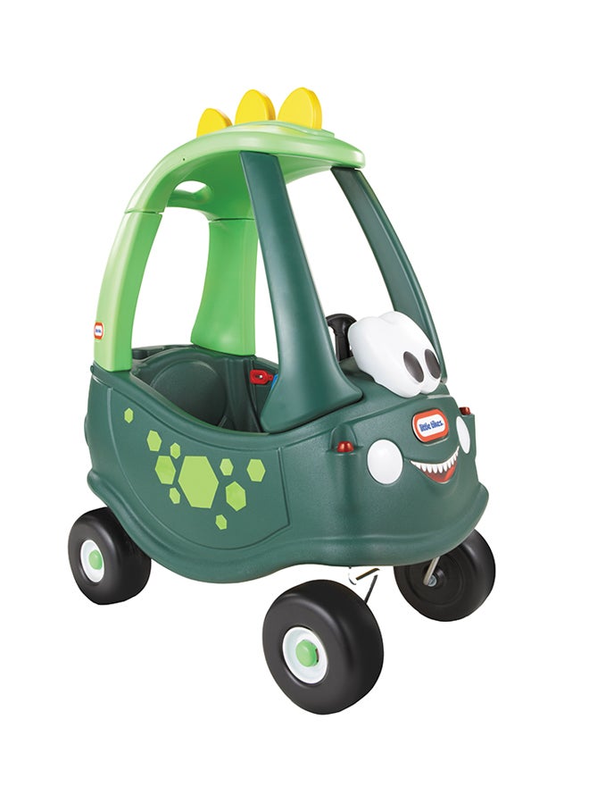 Indoor And Outdoor Cozy Coupe Dino Ride-On Toy For Kids For More Fun Time ‎42.88x37.8x73.03cm