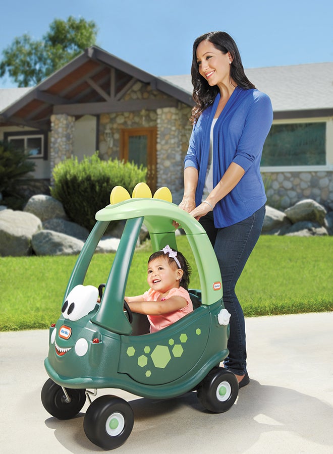 Indoor And Outdoor Cozy Coupe Dino Ride-On Toy For Kids For More Fun Time ‎42.88x37.8x73.03cm