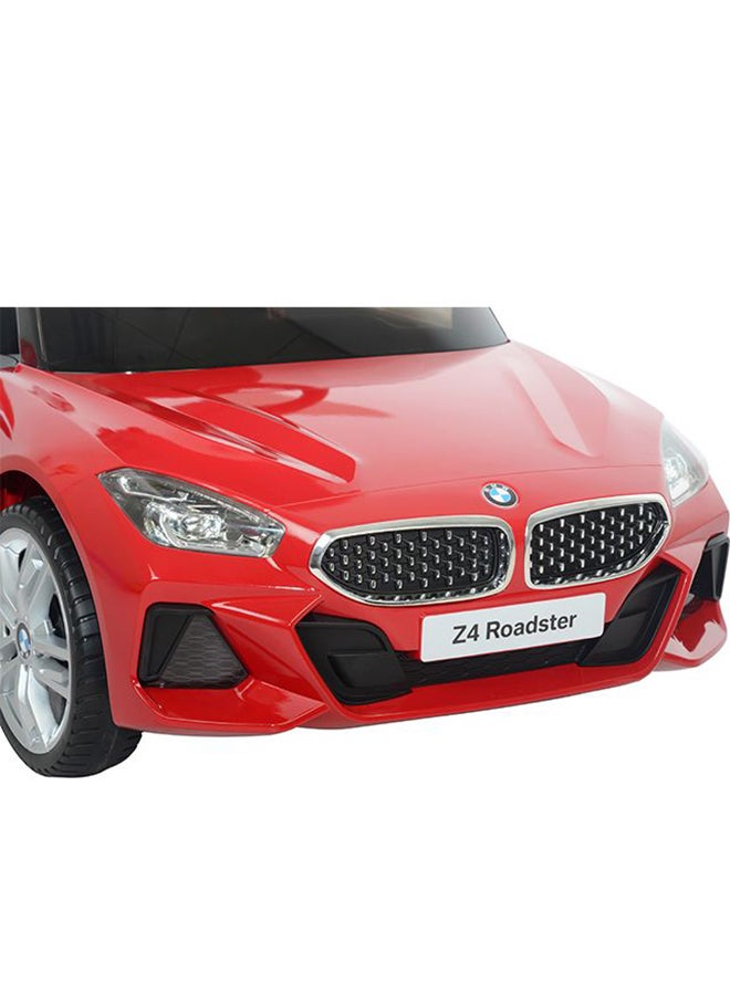 Ride-On Push Car With Handle And Canopy 95.5x94.8cm