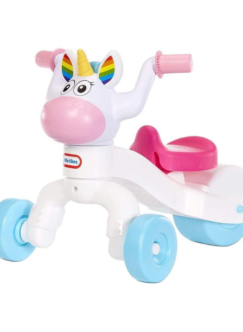 Unicorn Indoor & Outdoor Ride On Scoot For Preschool Kids