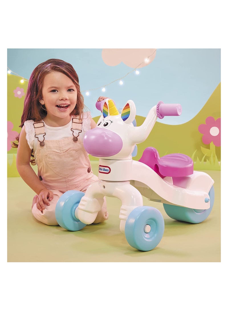 Unicorn Indoor & Outdoor Ride On Scoot For Preschool Kids