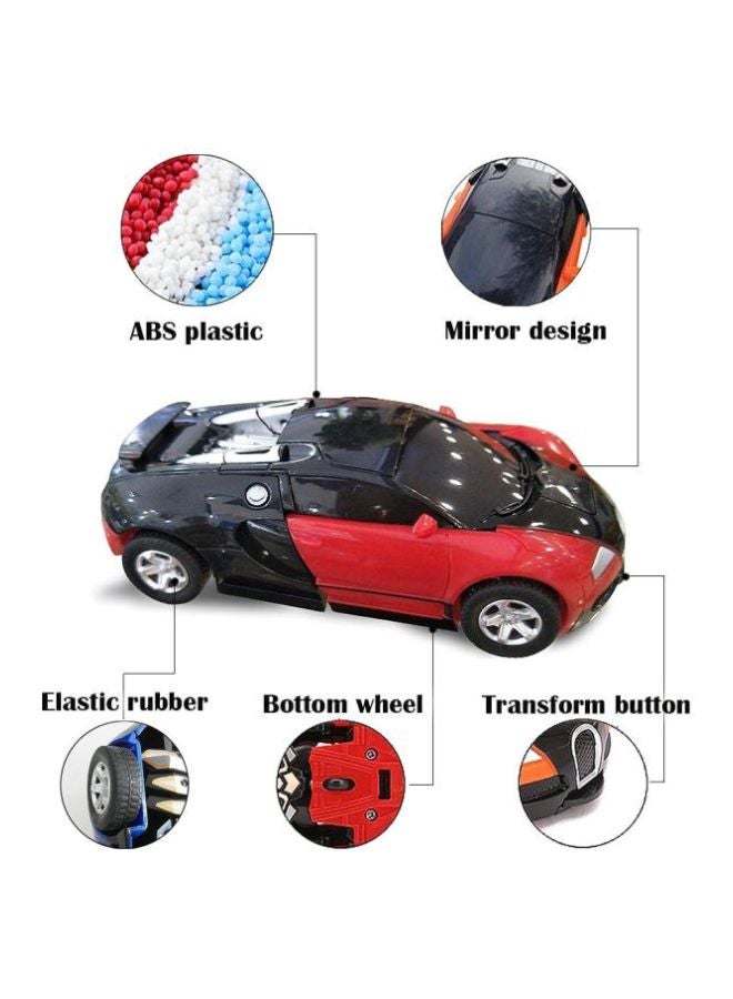 Remote Converting Car To Robot Transformer Toy