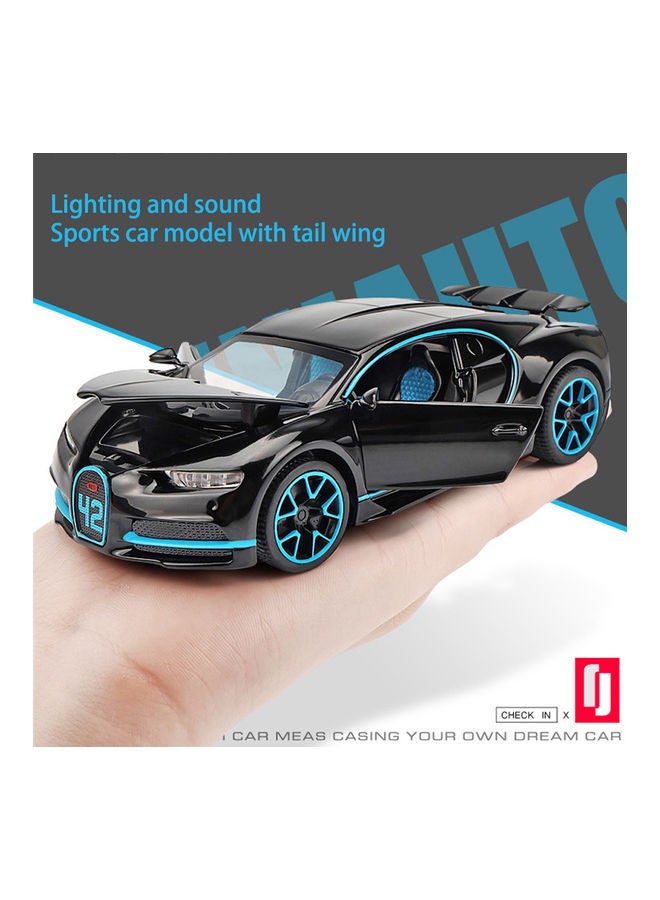 Bugatti Pull Back Car Model