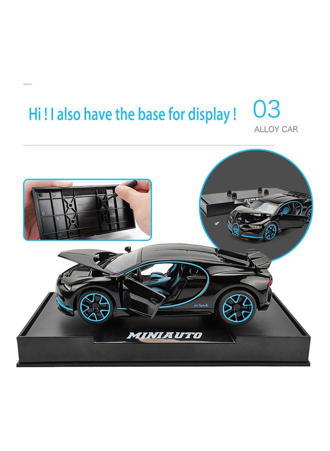 Bugatti Pull Back Car Model