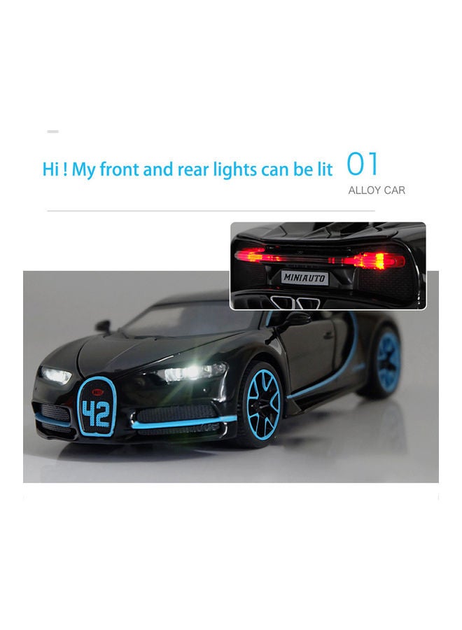 Bugatti Pull Back Car Model