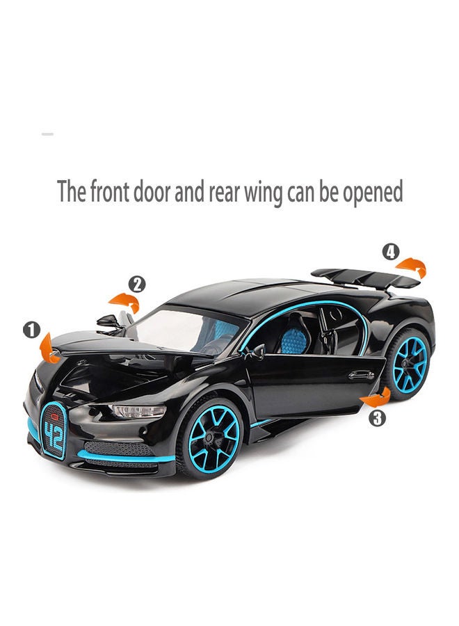 Bugatti Pull Back Car Model
