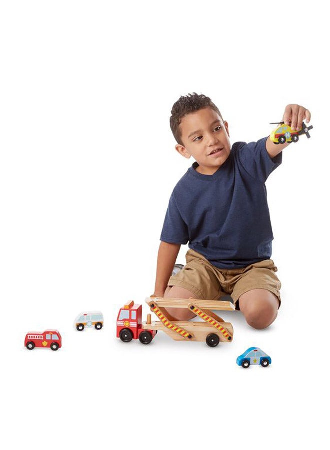 Emergency Vehicle Carrier Toy