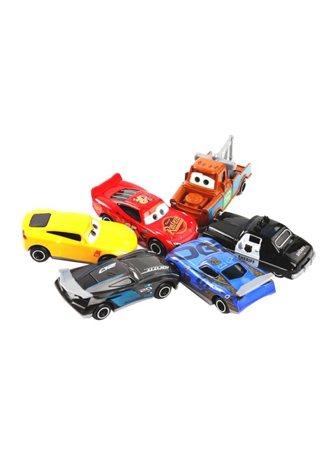 6-Piece Exclusive Deluxe Cars Toy Set