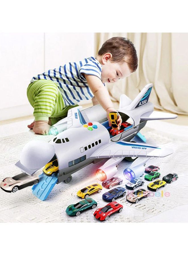 Simulation Track Inertia Airplane Music Stroy Toy