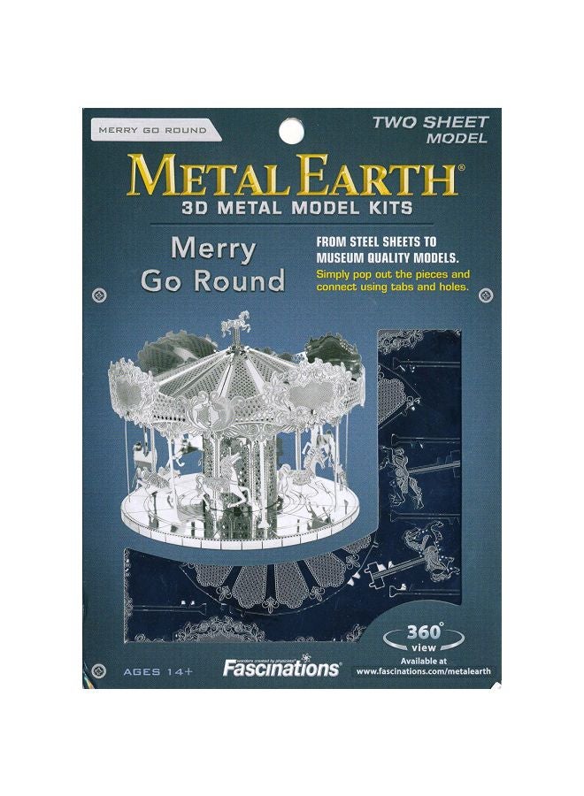 Merry Go Round 3D Laser Cut Model MMS089