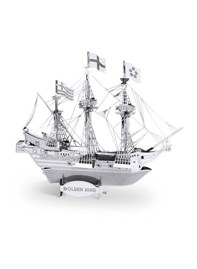 2-Piece Black Pearl Ship And Golden Hind Ship 3D Laser Models MMS012-049