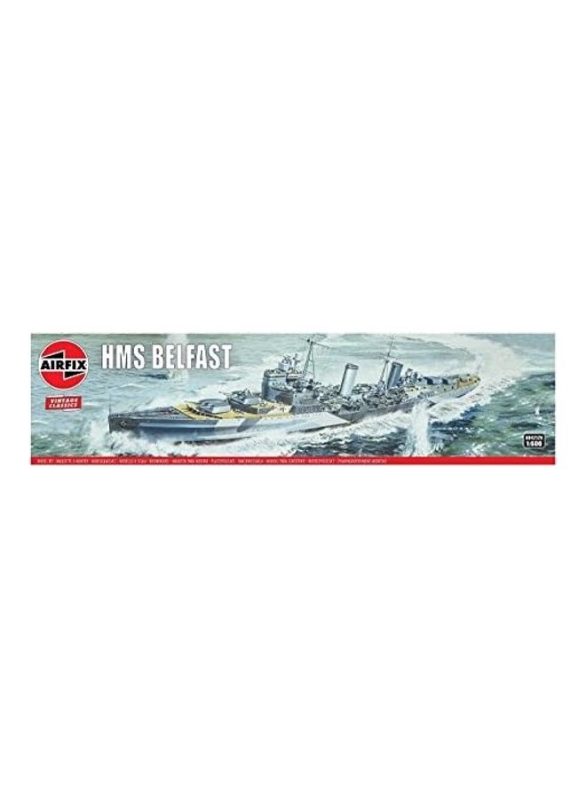 Hms Belfast Naval Ship Plastic Model Kit