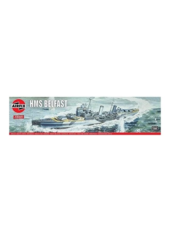 Hms Belfast Naval Ship Plastic Model Kit