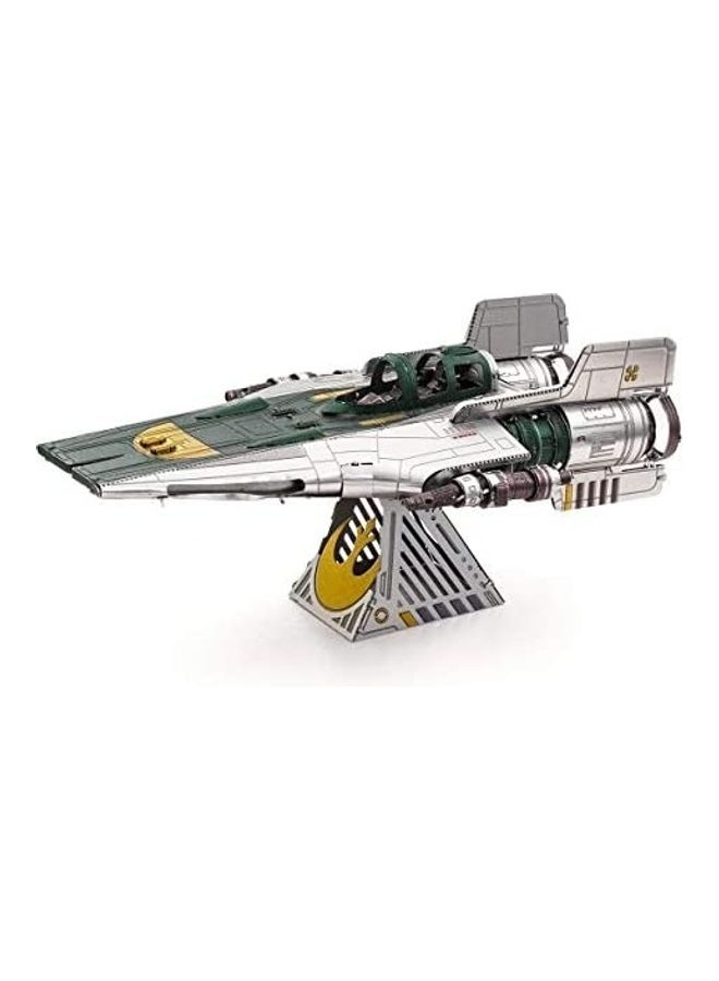 Metal Earth Star Wars Rise Of Skywalker Resistance A-Wing Fighter 3D Model Kit 4 x 2.60 x 1.60inch