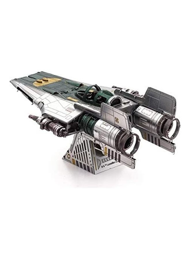 Metal Earth Star Wars Rise Of Skywalker Resistance A-Wing Fighter 3D Model Kit 4 x 2.60 x 1.60inch