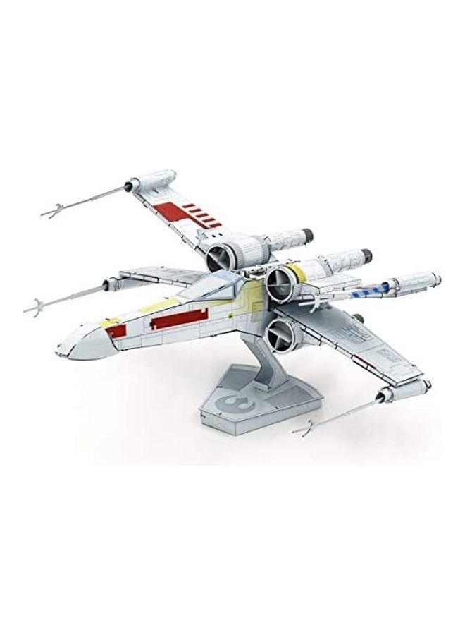Metal Earth Iconx Star Wars X-Wing Starfighter 3D Model Kit 4.57 x 5.31 x 2.13inch