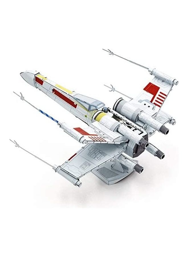 Metal Earth Iconx Star Wars X-Wing Starfighter 3D Model Kit 4.57 x 5.31 x 2.13inch