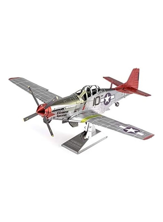 Tuskegee Airmen Mustang Red Tail 3D Metal Model Kit