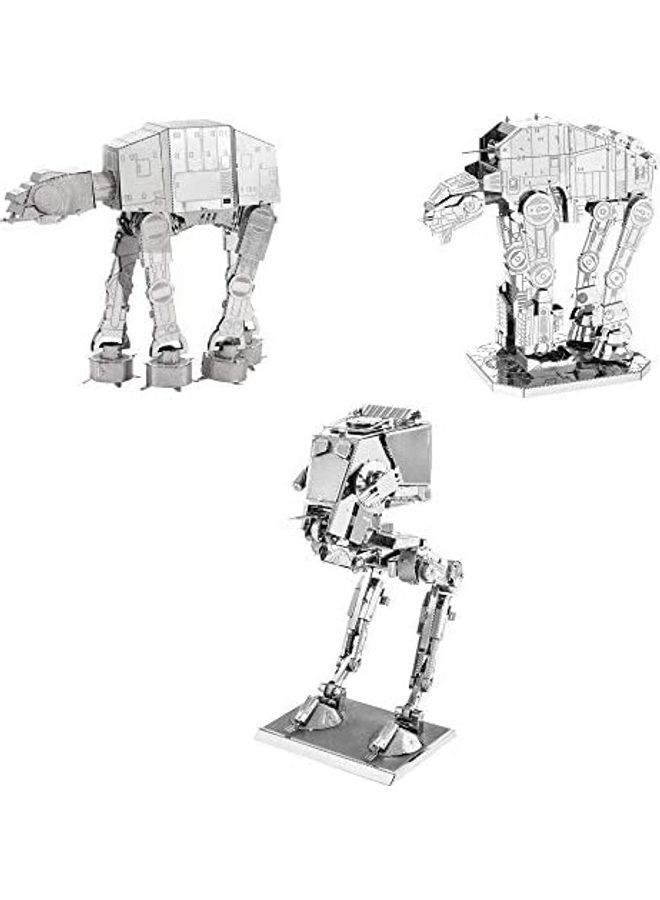 3-Piece 3D Metal Star Wars Walker Model Kit