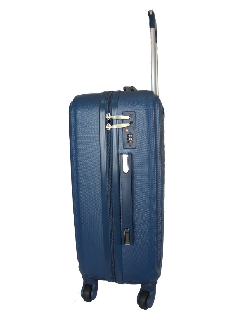 3-Piece Luggage Trolley Set With Briefcase Blue