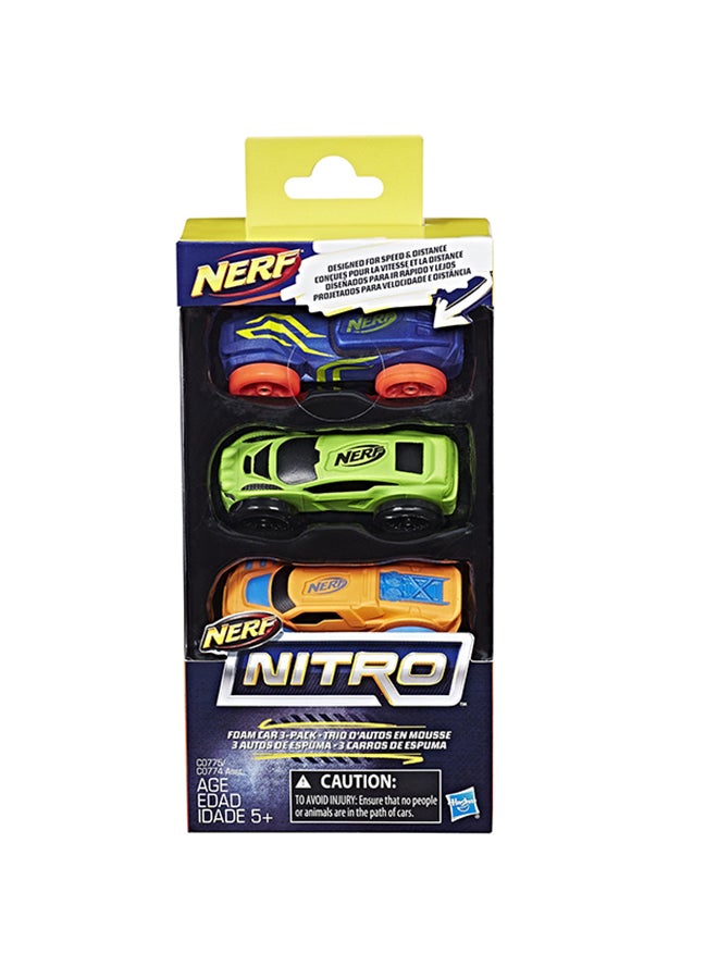 3-Piece Nitro Foam Car