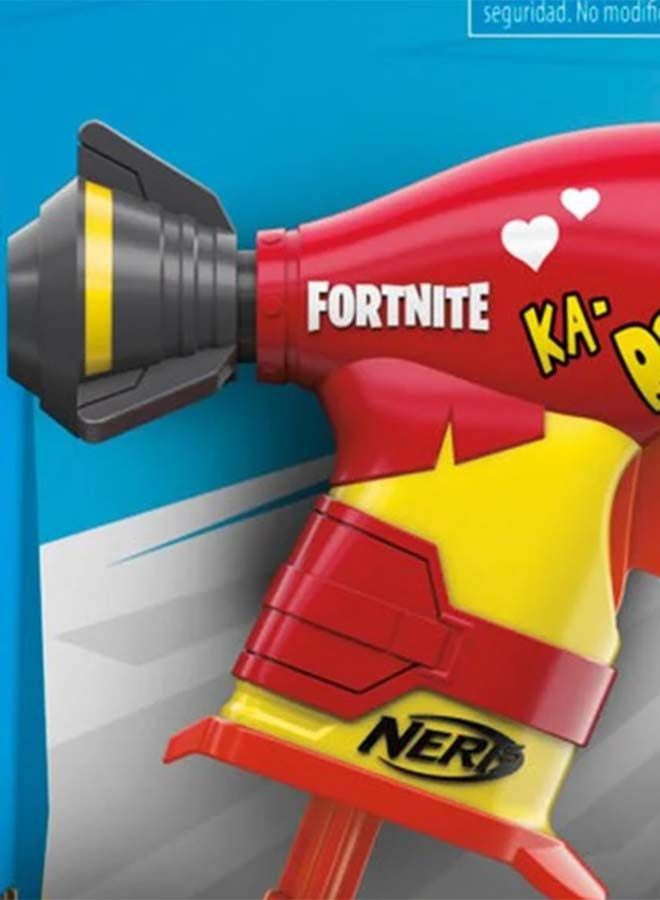 Nerf Fortnite Micro Bombs Away! Mini Dart-Firing Blaster -- Fortnite Bombs Away! Glider -- Includes 2 Nerf Elite Darts