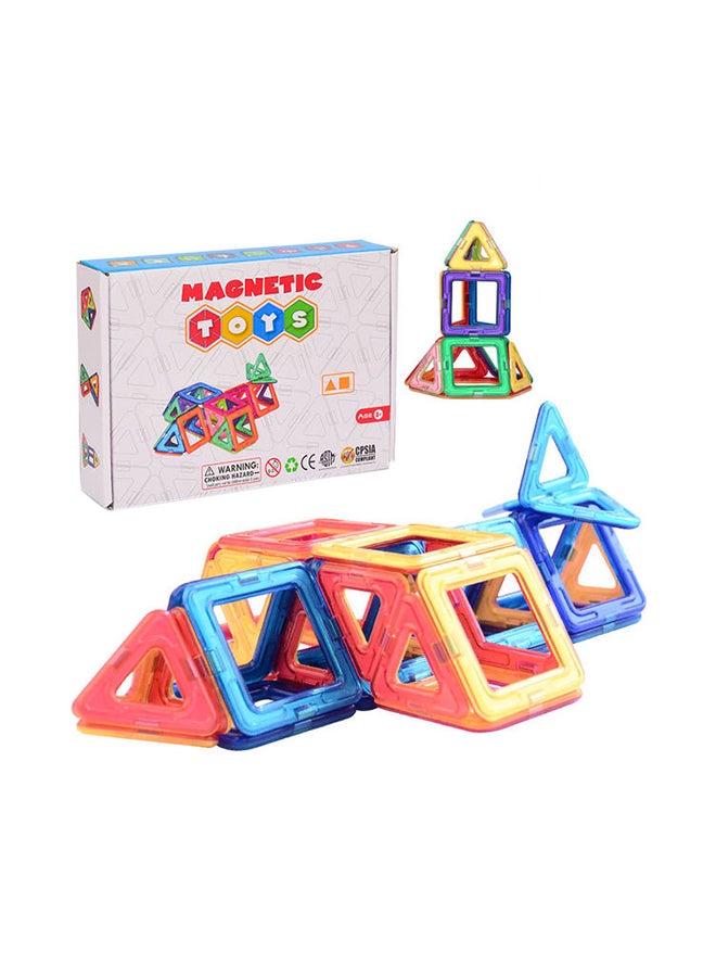 JZRtoys04 40- Piece Jolly mags 3D Magnetic Building Blocks Set 40 3+ Years