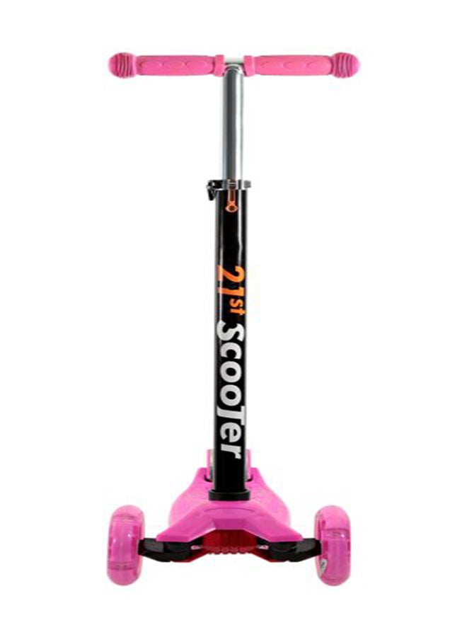 3-Wheel Durable Lightweight Adjustable Height Scooter (Colour May Vary), Age 5+ Years Multicolour 25x93x2.6cm