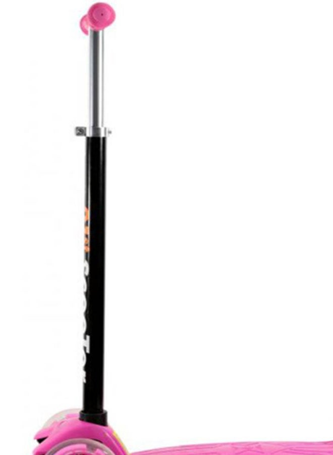 3-Wheel Durable Lightweight Adjustable Height Scooter (Colour May Vary), Age 5+ Years Multicolour 25x93x2.6cm