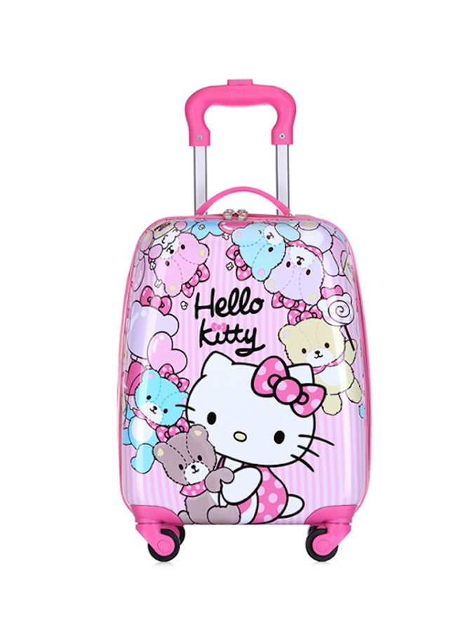 Travel Luggage School Trolley Bag Pink