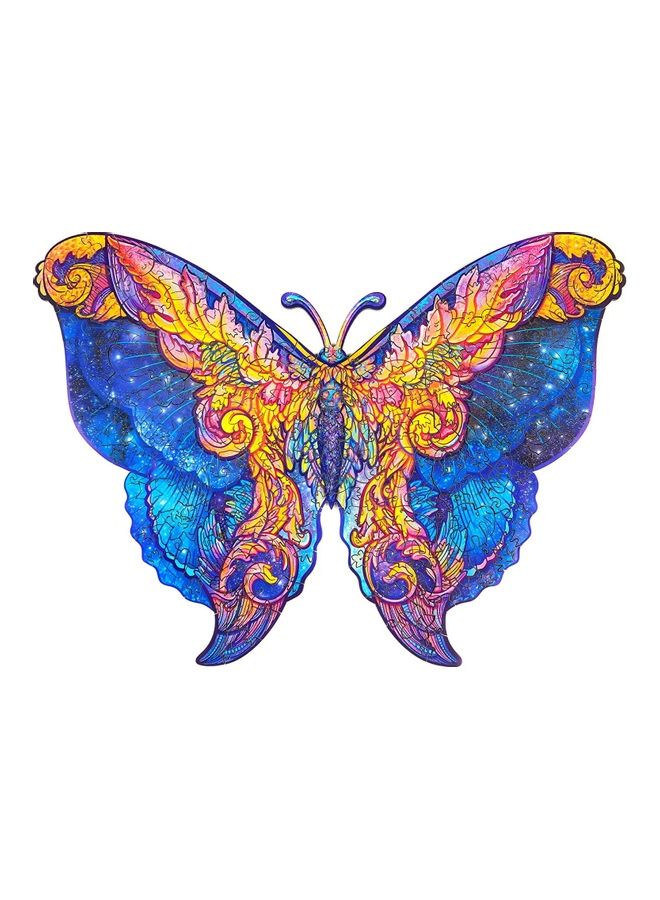 Butterfly Shaped Wooden Jigsaw Puzzle Set