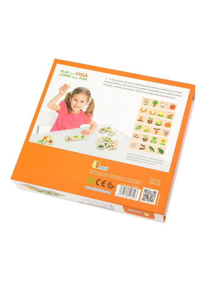 24-Piece Growing Puzzle Set