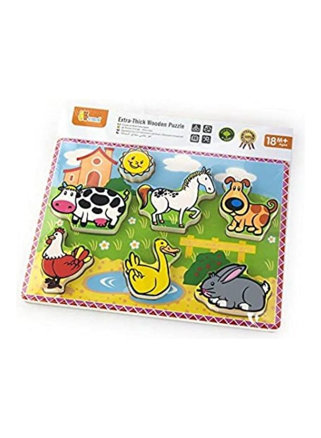 Extra Thick Wooden Pets Puzzle