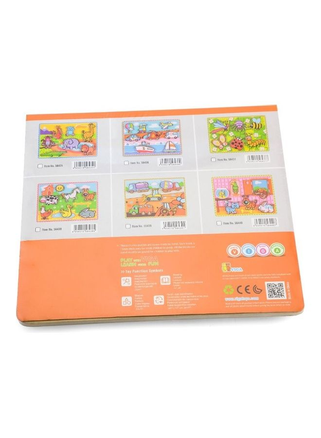 Extra-Thick Wooden Puzzle - Farm Animals