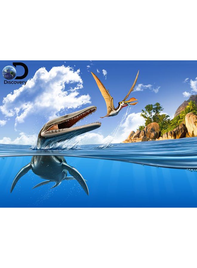 Discovery - Plesiopleurodon versus Ornithocheirus 500pc Puzzle 61x46cm