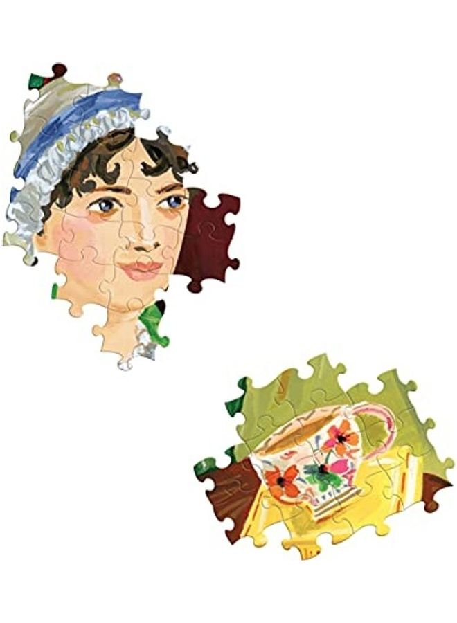 1000-Piece Love Jane Austen's Book Club Square Jigsaw Puzzles Set