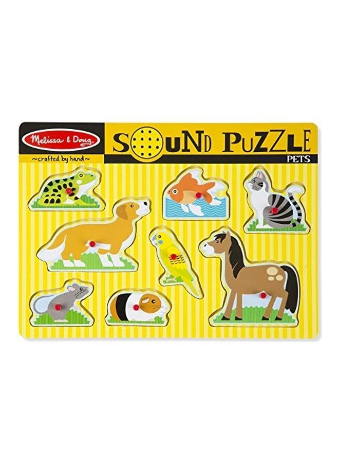 8-Piece Wooden Sound Puzzle Set