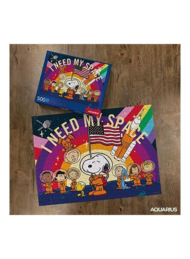 500-Piece Peanuts Snoopy In Space Jigsaw Puzzle Set